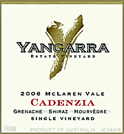 Yangarra 2006 Cadenzia